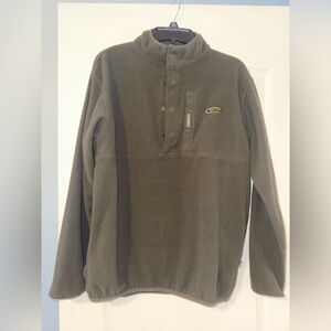 Drake Green Fleece Pullover